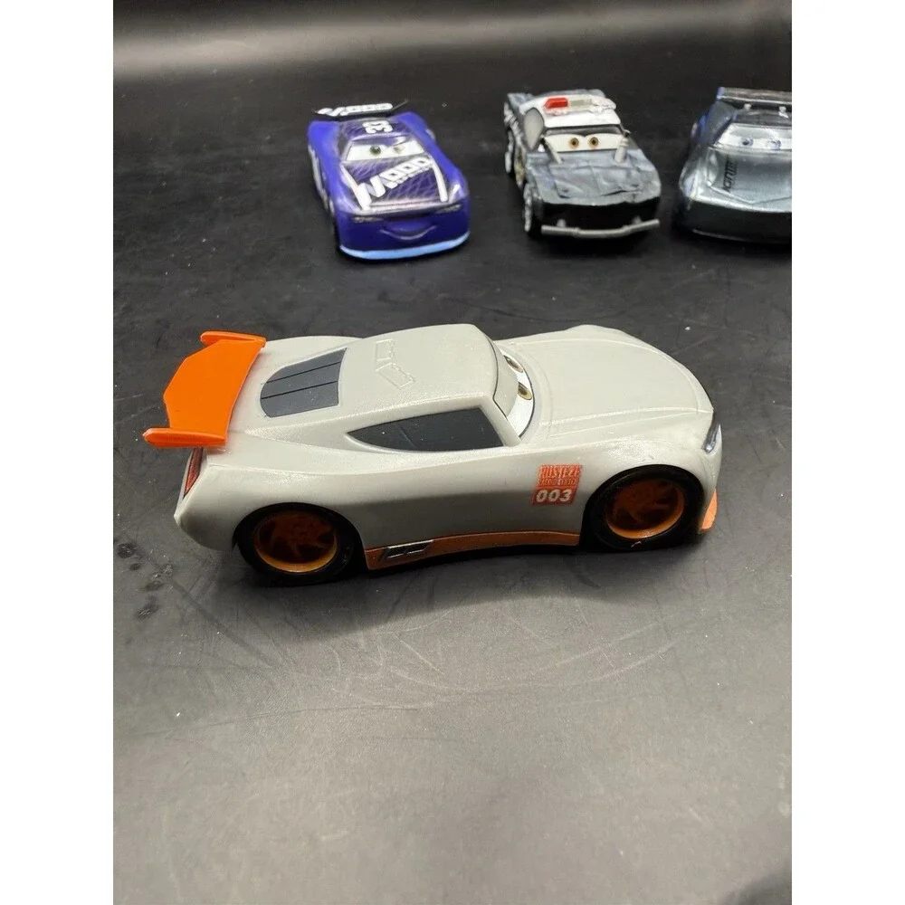 Disney Pixar Cars - 1:55 SCALE *PLASTIC* APPLE RACER NEXT GEN JP. DRIVE Lot of 6